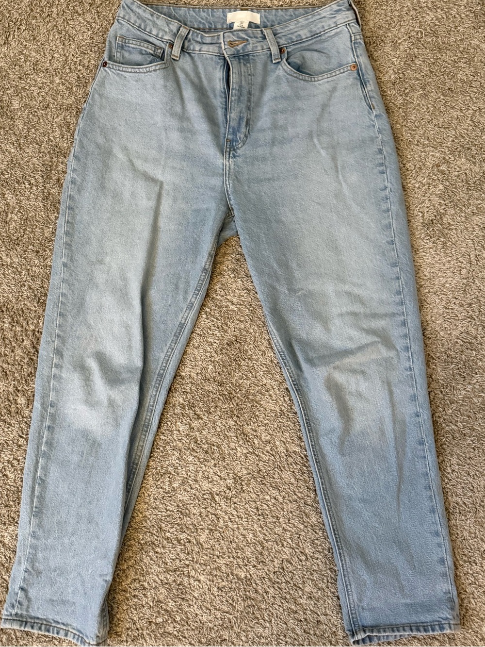 H&M Classic High-Rise Light Blue Women's Jeans